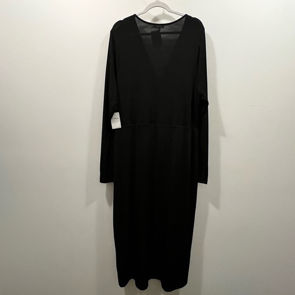 NWT GOOD AMERICAN Shimmer Wrap Dress - Picture 9 of 11